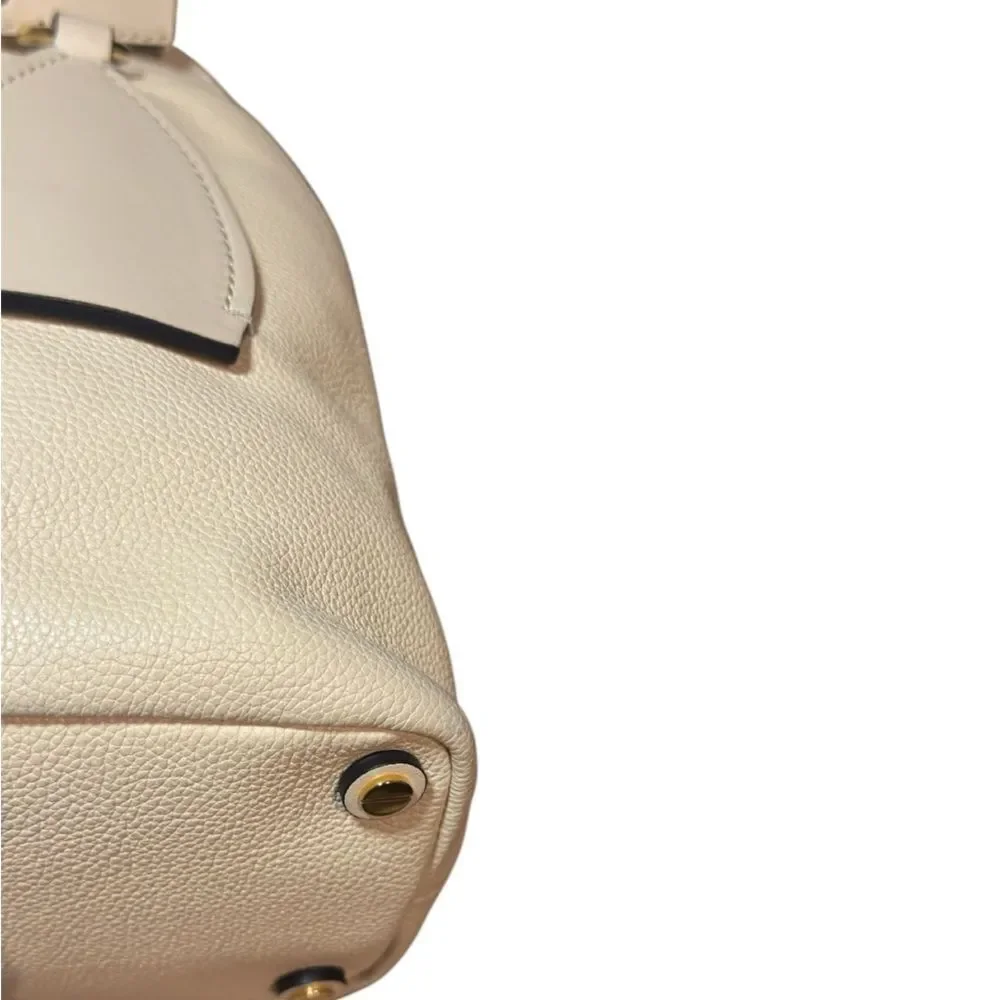 CHLOE.Sweet Beige Daria 3way Braided Top Handle Handbag Bowler Shoulder Bag Ex++